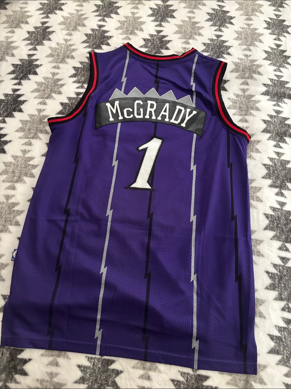 Toronto Raptors Tracy McGrady #1Purple Vintage Jersey - Nike - Picture 3 of 4